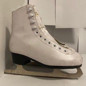 american athletic white ice skates